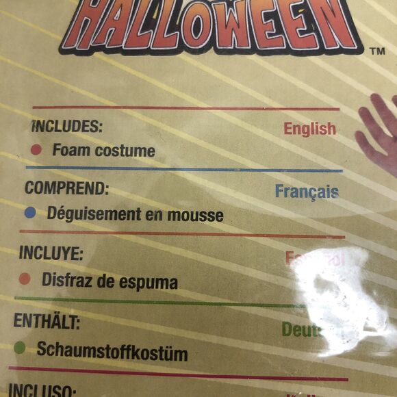 Burger Child Costume Rubies Foam Hamburger Halloween One Size Food - Picture 6 of 10